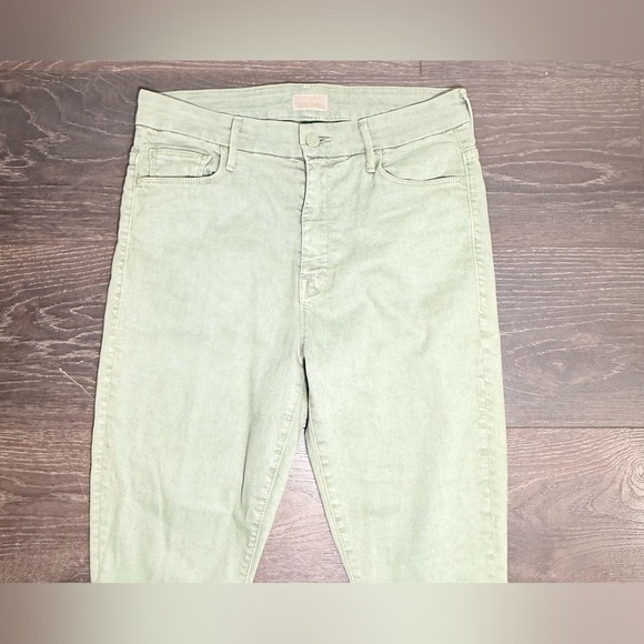 Mother Rider High Waist Step Hem Ankle Straight Leg Jeans - Picture 14 of 14